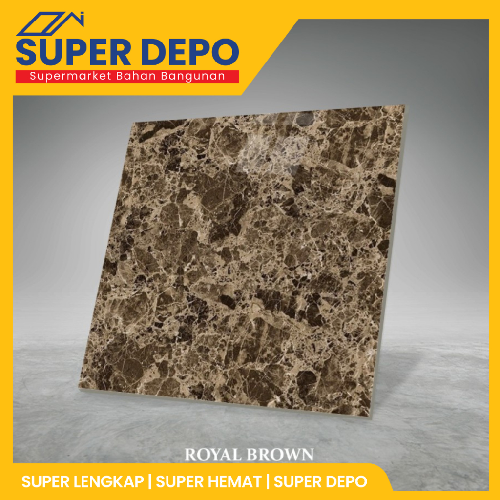 Jual GRANITE VALENTINO GRESS 60X60 CM NEW ROYAL BROWN Shopee