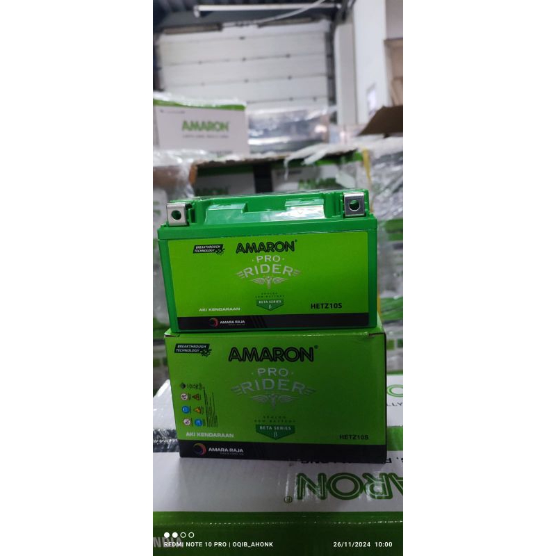Jual Aki Kering Motor Amaron HETZ10S YTZ10S 12V 9Ah Yamaha R1 R6 ...