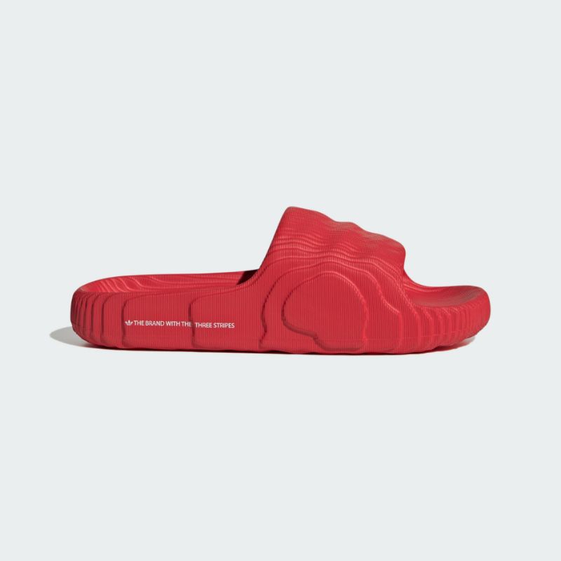 Jual Adidas ORIGINALS Slides Adilette 22 Merah Pria IF5394 | Shopee ...