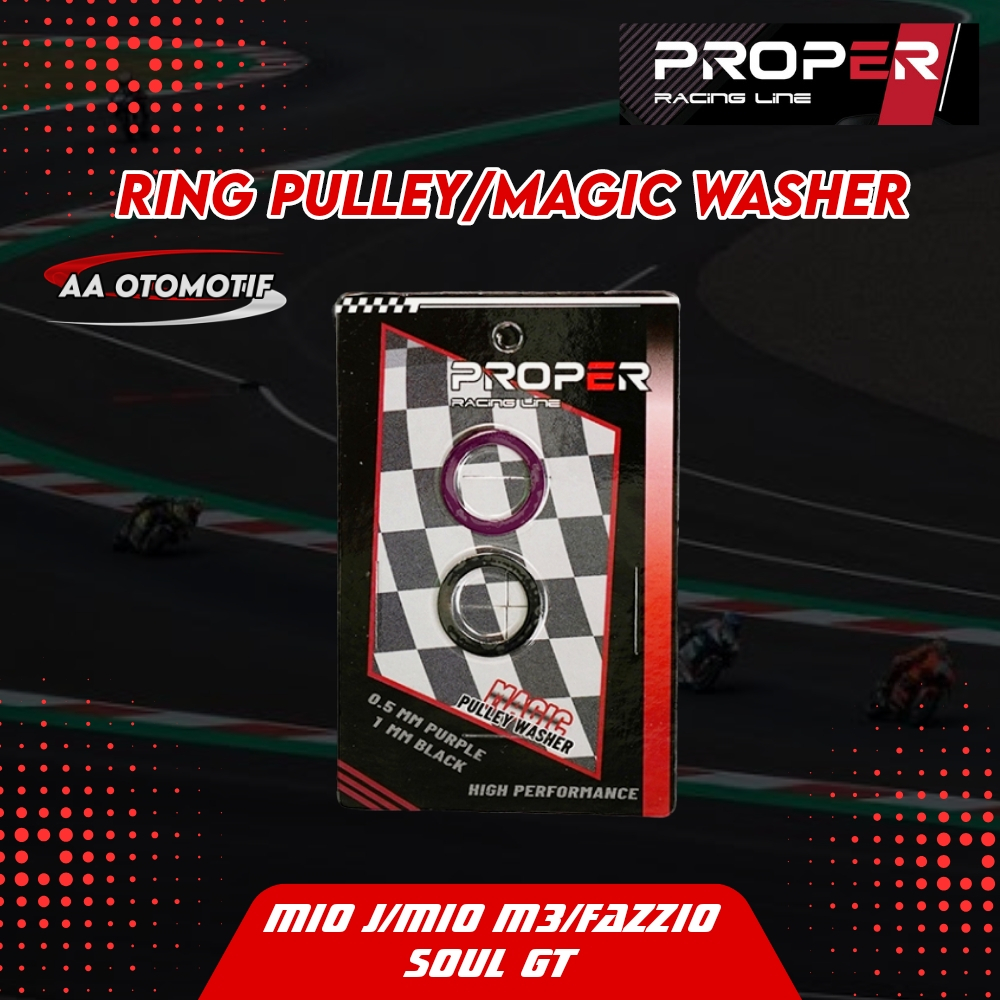 Jual RING PULLEY PROPER RACING LINE MAGIC WAHER / RING PULLEY MIO KARBU ...