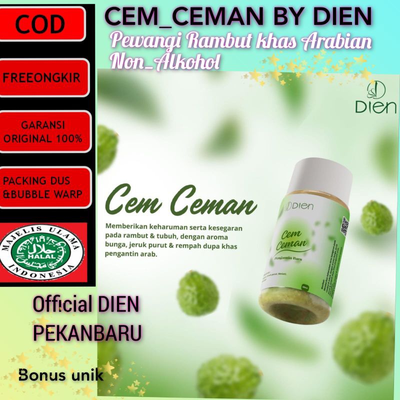 Jual Cem-Ceman by Dien//Wewangian untuk Rambut dan tubuh//Harum khas ...
