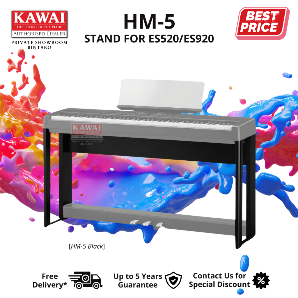 Jual Stand HM-5 for Kawai ES920/ES520 Authorized Dealer Resmi | Shopee ...