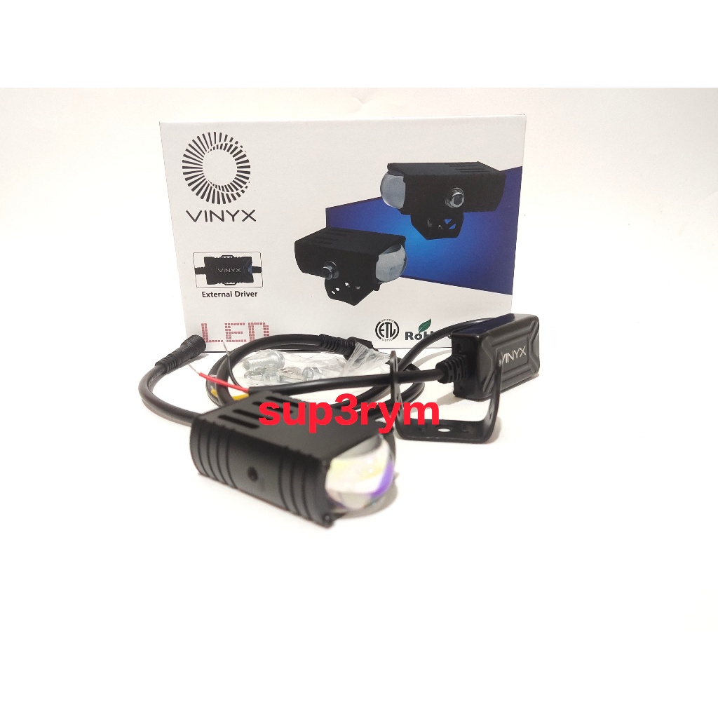 Jual Lampu Tembak Vinyx GT1 PLUS kipas Sorot LED Laser Gun D3 Motor ...