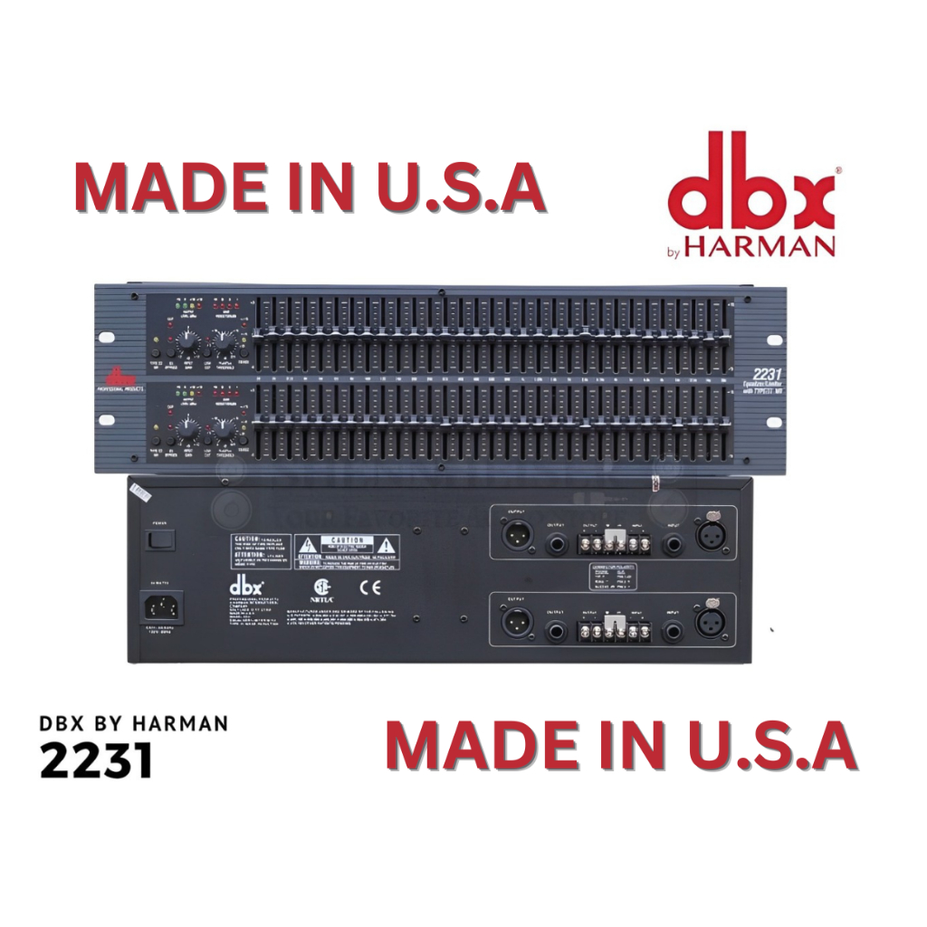 Jual Equalizer DBX 2231 Made In USA / Equaliser DBX 2231 (2x31