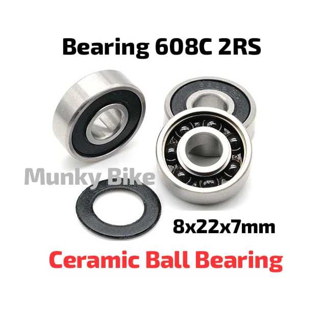 thumbnail image 2 of HubDoctor Hybrid Ceramic Bearing For Mavic Outer Freehub - 608-2RS (Single) 2 of 5