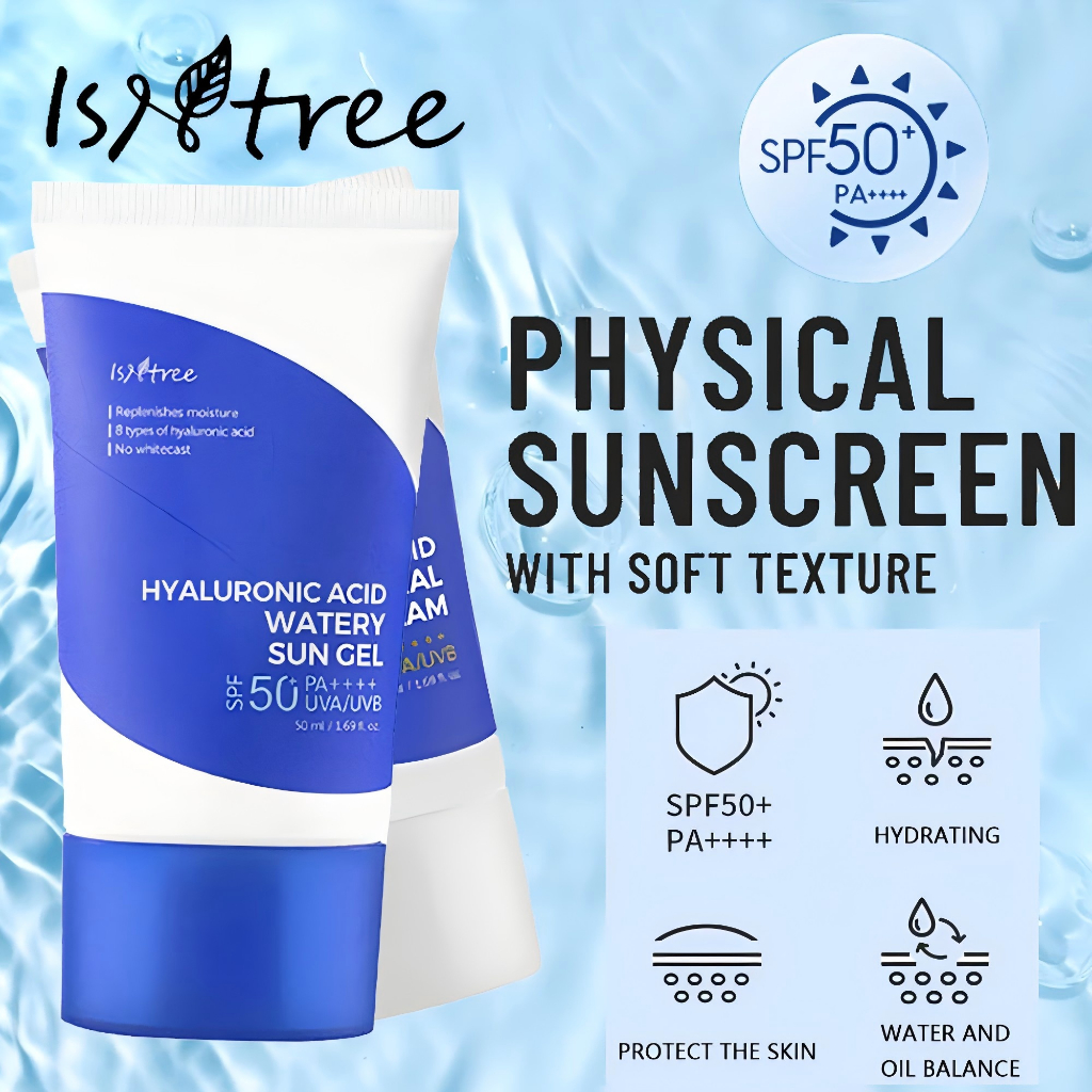Jual Isntree Sunscreen Hyaluronic Acid SPF 50+/PA++++ Natural Sun Cream ...