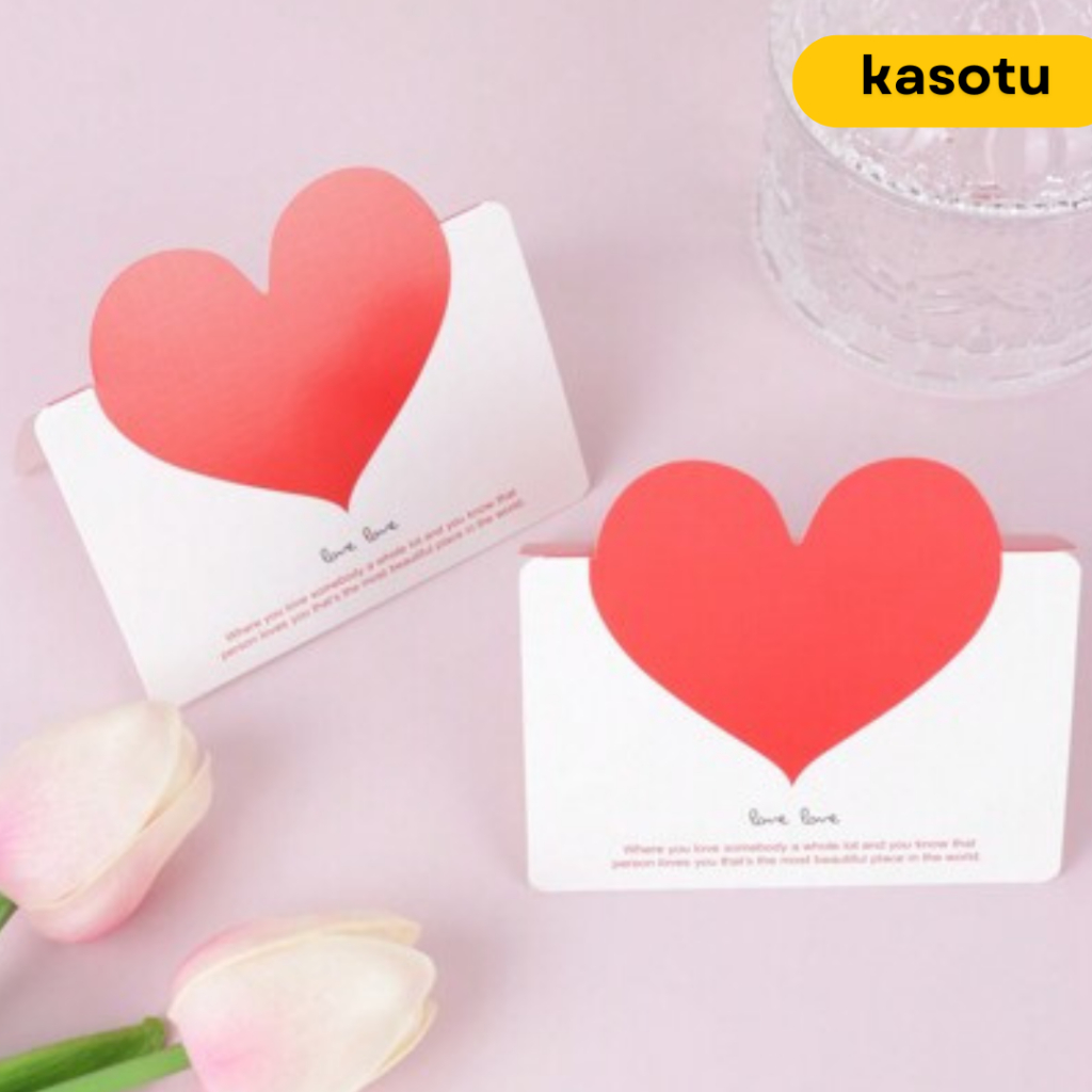 Jual Kartu Ucapan Gift Card Kado Bunga Artificial Plastik Love | Shopee ...