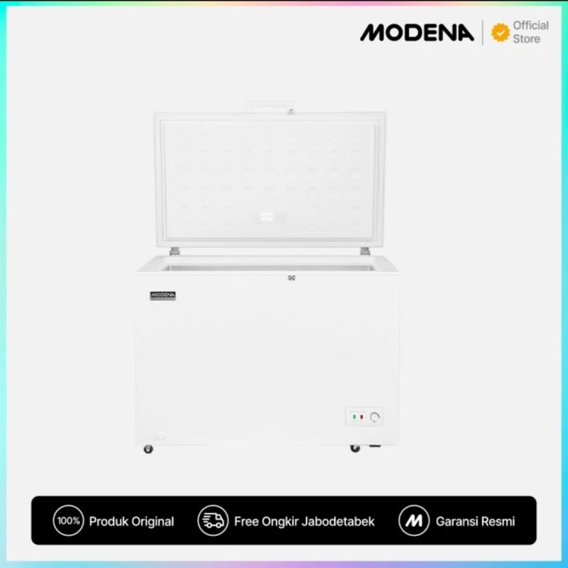 Jual MODENA CHEST FREEZER 300L MD0311MAWH | Shopee Indonesia