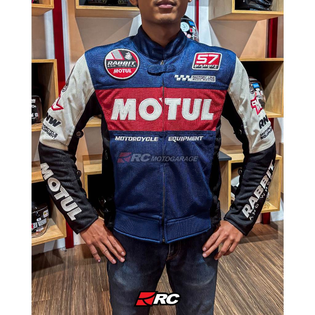 Jual Jaket Motor - Rabbit and Wheels MSP Motul Blue Jacket Original ...