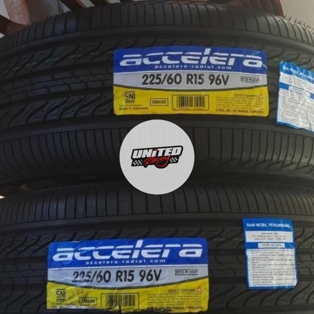 Jual BAN MOBIL RING 15 ACCELERA ECO PLUSH 225 60 R15 TUBLES AWET ...