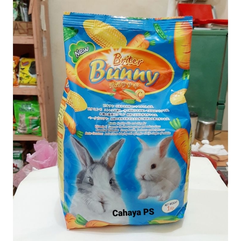 Jual Briter Bunny makanan Kelinci (kemasan 1 kg) tersedia rasa wortel ...