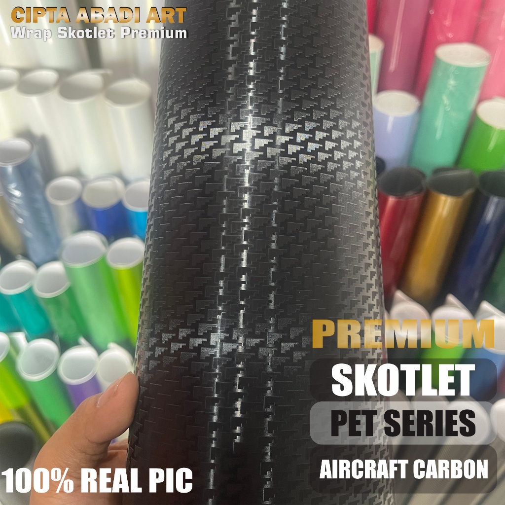 Jual Skotlet Carbon Body Motor Motif Aircraft Untuk Variasi Lis Bodi Kasar Dan Halus Sticker Uk