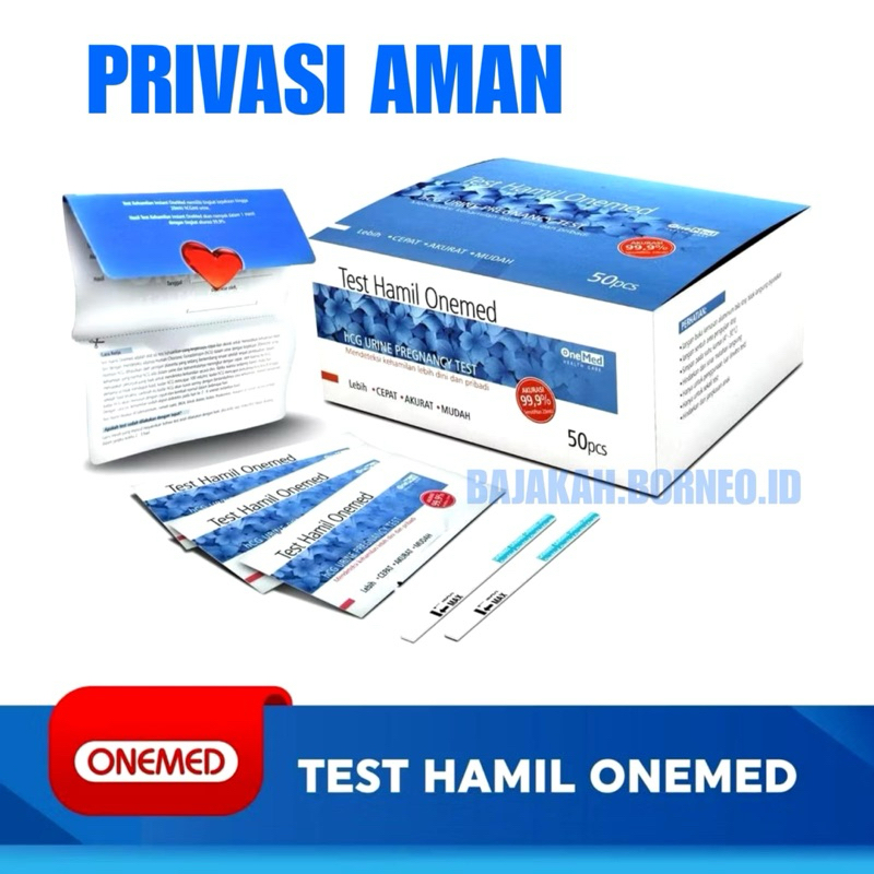 Jual Tes Pack Kehamilan Onemed Test Kehamilan Onemed Tespek Strip ...
