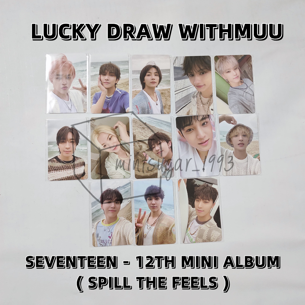 ジュン SPILL THE FEELS shopee ラキドロ SEVENTEEN SPILL THE FEELS ラキドロ トレカ ジュン - メルカリ