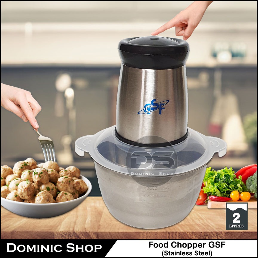 Jual Food Chopper GSF Stainless Steel / Penggiling Daging / Food ...