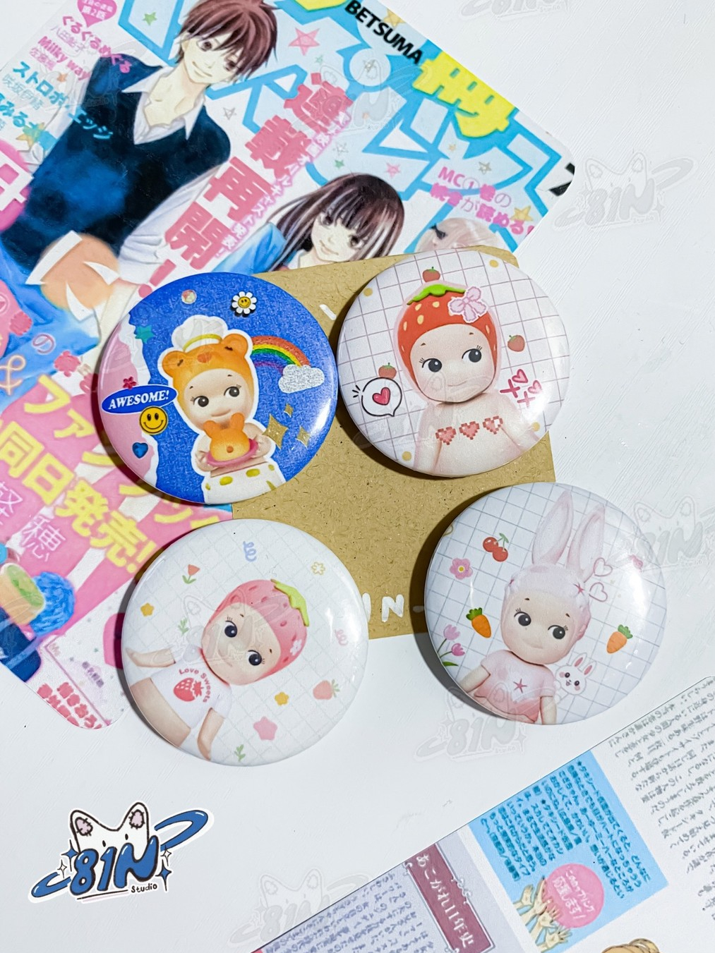 Jual Button Pin Sonny Angel Glossy BP022 | Shopee Indonesia