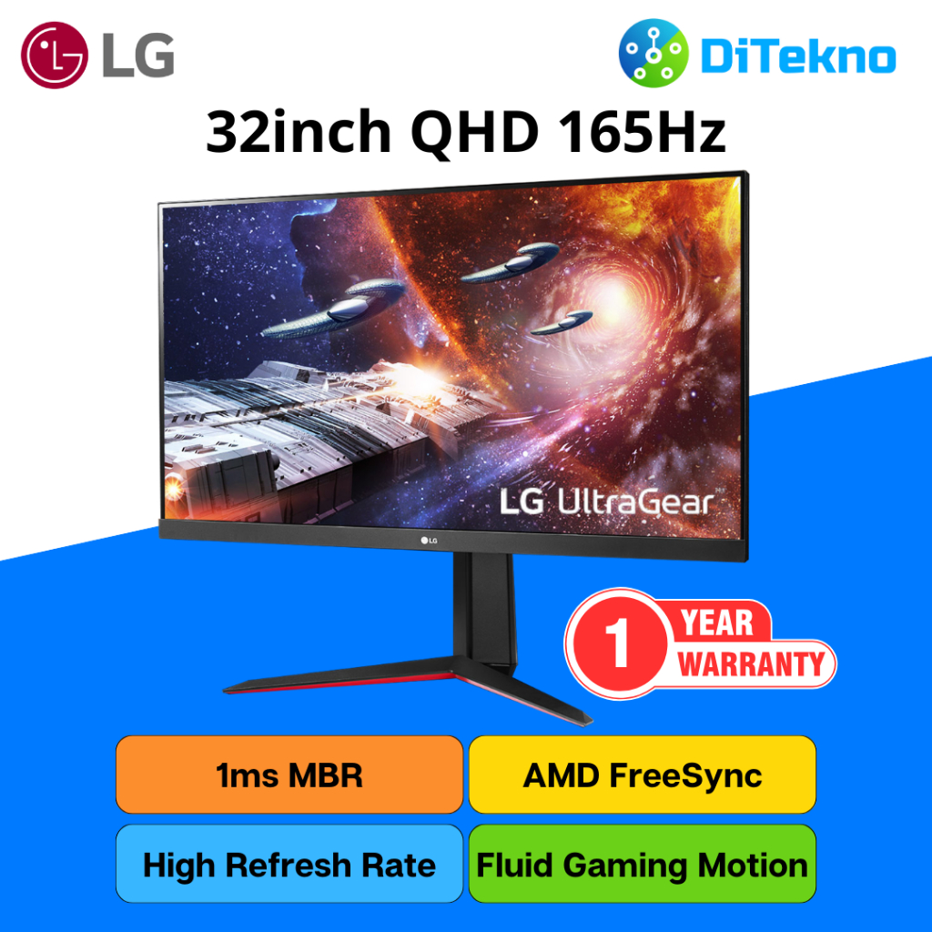 Jual LG UltraGear 32GN650-B 32 inch QHD 165 Hz Monitor Gaming | Shopee ...