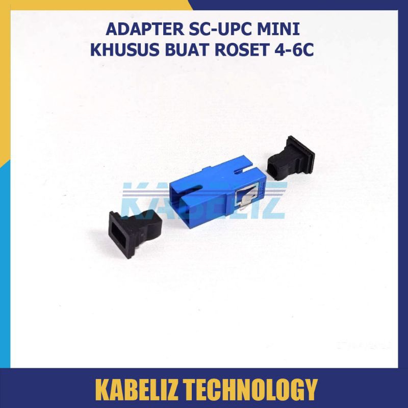 Jual CONNECTOR ADAPTER SC UPC KUPINGAN KECIL KHUSUS ROSET 4 CORE KECIL ...
