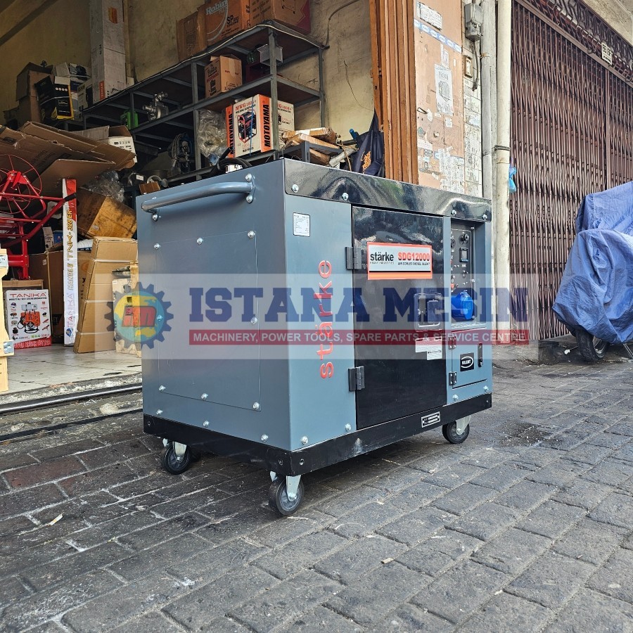 Jual 10KVA GENSET SOLAR 8500W STARTER DIESEL GENERATOR STARKE SDG 12000 ...