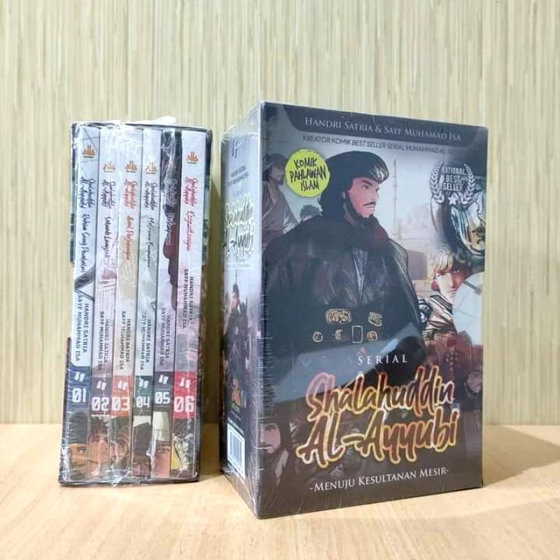 Jual READY Paket lengkap BONUS BOX Komik Salahuddin/Salahudin Al Ayyubi ...