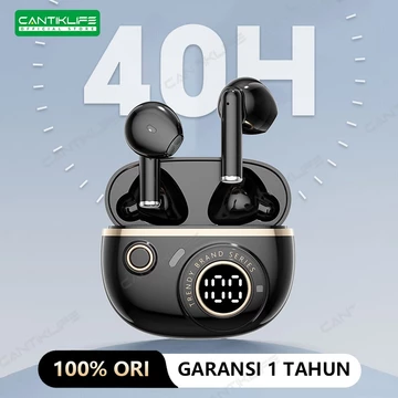 Layar LED TWS J55 Earphone Bluetooth Nirkabel Dengan Kontrol Sentuh Bluetooth 5.4