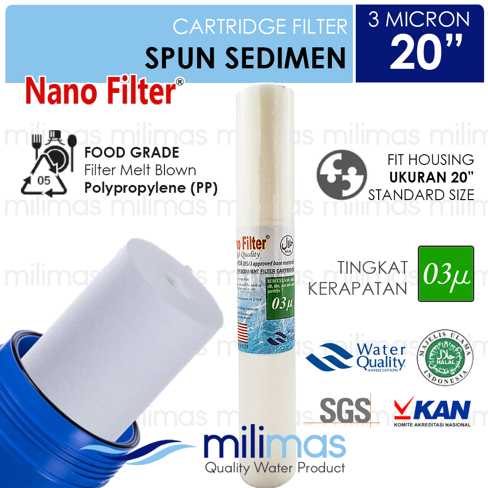 Jual NANOTEC - PP Spun Sedimen 20