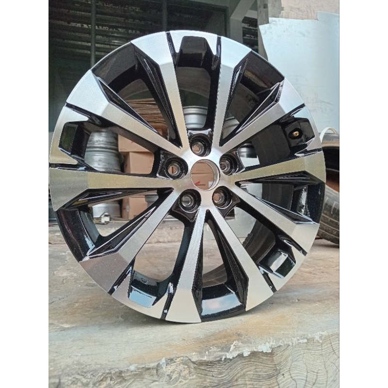 Jual velg serep new avansa veloz R17 PCD 5/100 kondisi bekas masih ...
