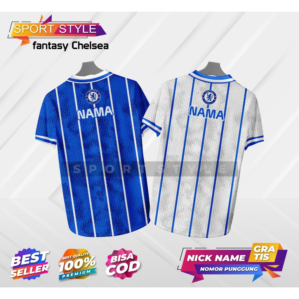 Jual Style Baju Jersey Atasan Fantasy Chelsea New Full