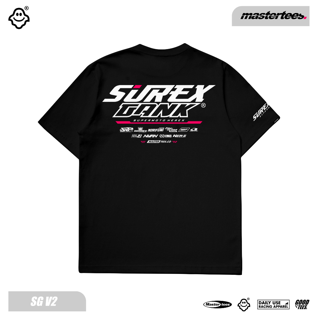 Jual KAOS SUREX GANK Racing Font - SG.V2 | Shopee Indonesia