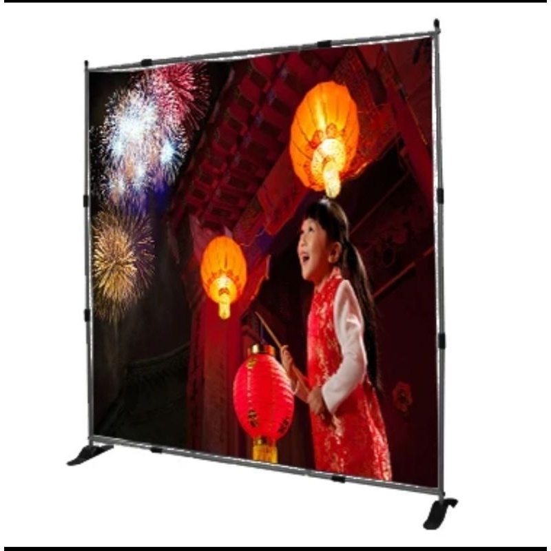 Jual Jumbo Banner Stand Backdrop Banner UK 300x370 | Shopee Indonesia