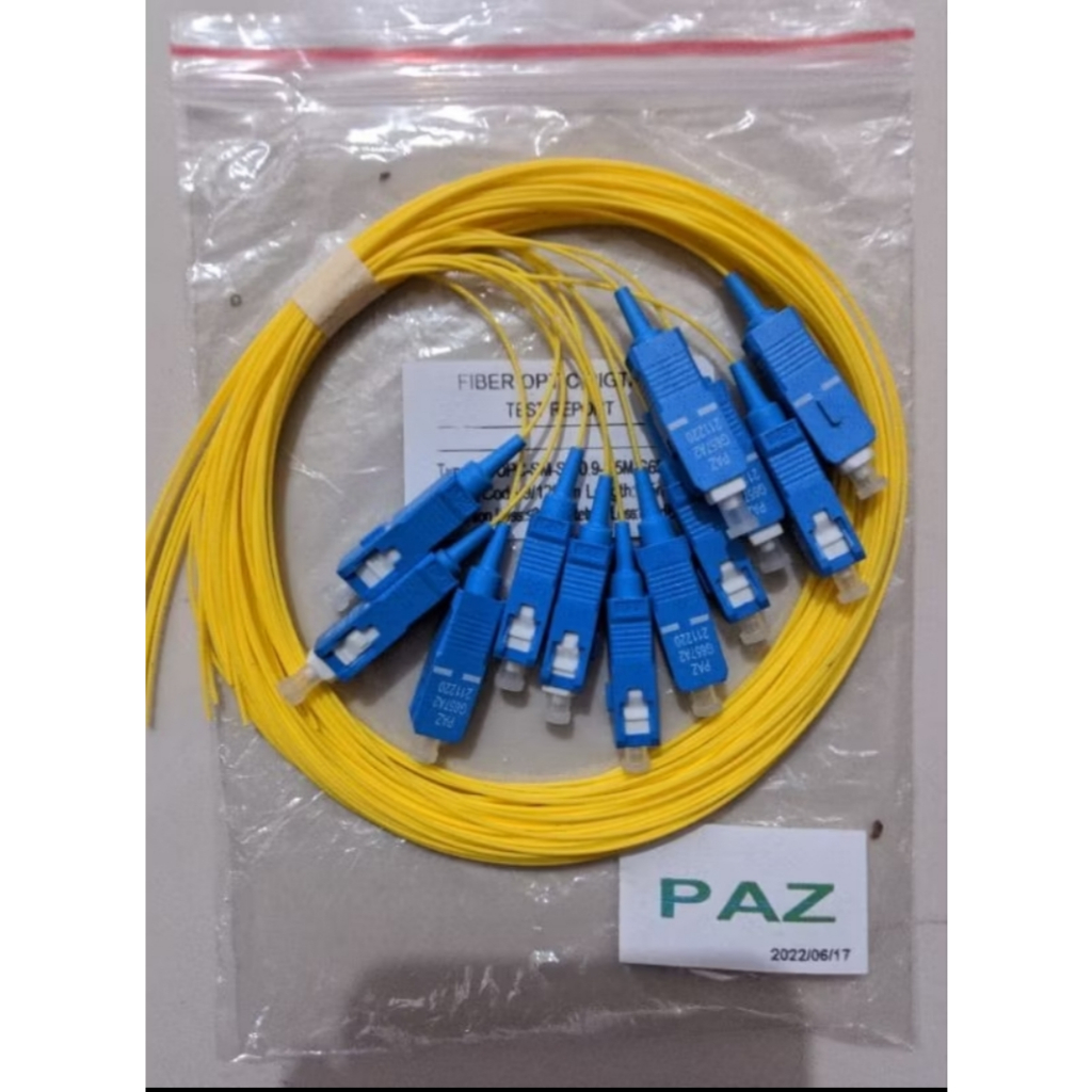 Jual Original Pigtail SC UPC PAZ 0.9 mm G657A2 LSZH (isi 10 pcs ...