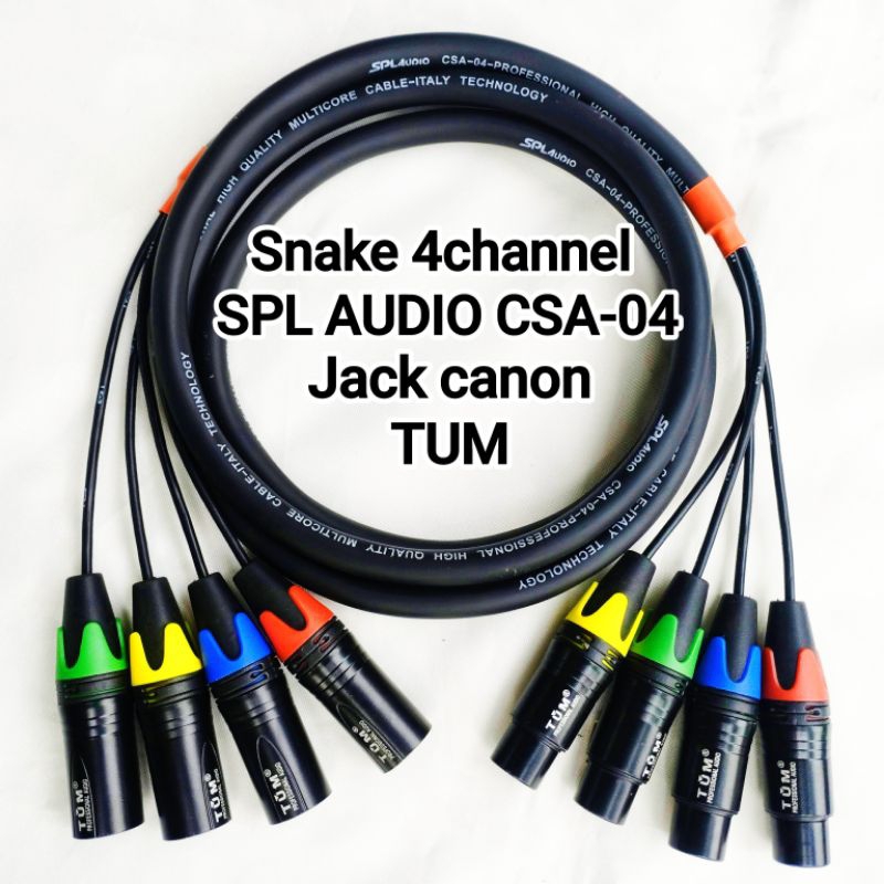 Jual KABEL SNAKE SPL AUDIO CSA-04 SNAKE 4 CHANNEL LENGKAP JACK CANON ...