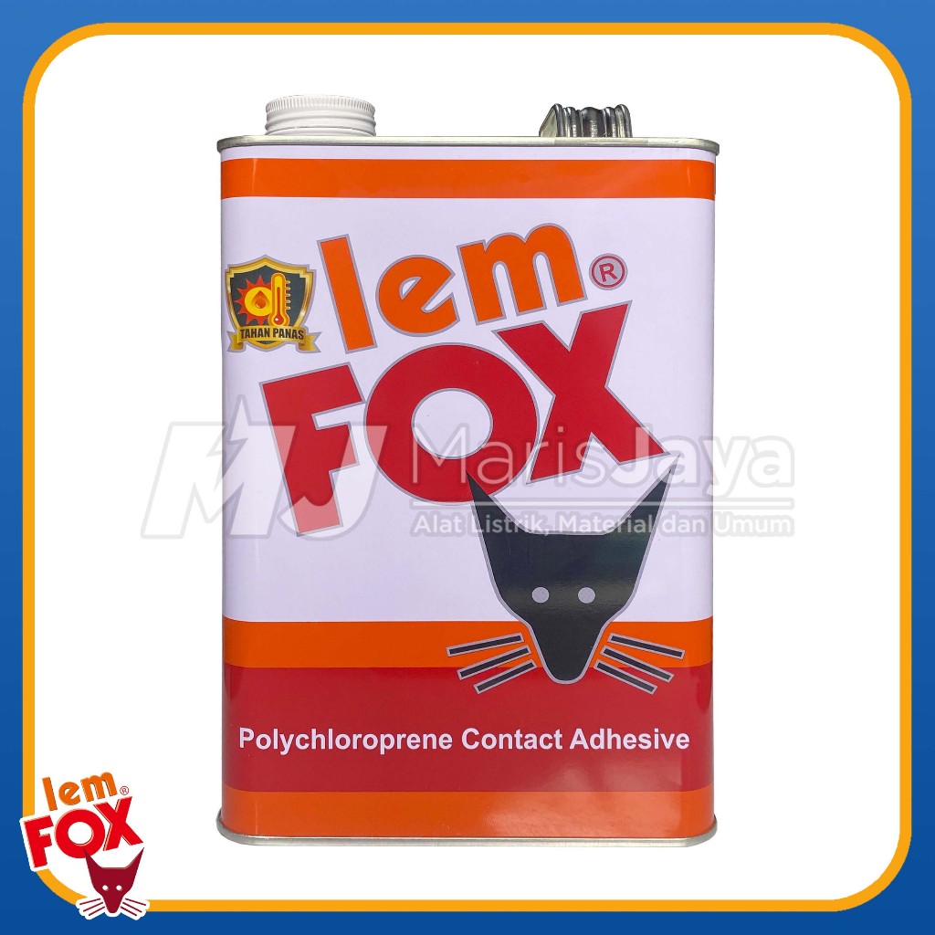Jual Lem Fox Kuning (Merah) Galon 2,5kg | Shopee Indonesia