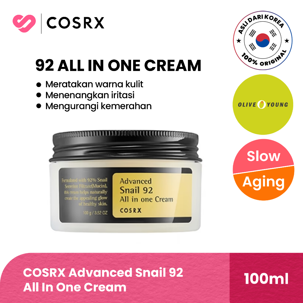 Krim Muka COSRX Advanced Snail 92 – Hype Korea Patut Dicuba?