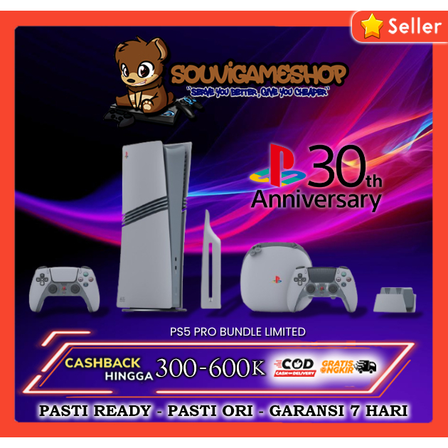 PACK PLAYSTATION 5 Pro 30th Anniversary Limited Edition - 3Oème
