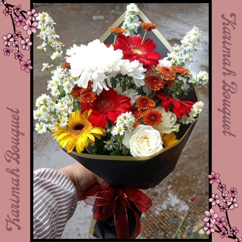 Jual SEHARI JADI! Buket Bunga Wisuda Bandung Flower Hand Bouquet Asli ...