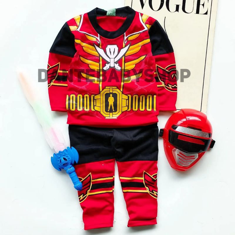 Jual BAJU POWER RANGER ANAK LENGAN PANJANG SETELAN ANAK POWER RANGERS ...