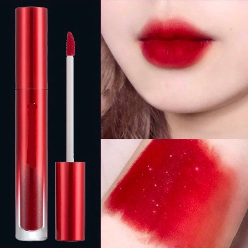Jual 2026 Lipstik Matte Special Red Edition Waterproof dan Tahan Lama
