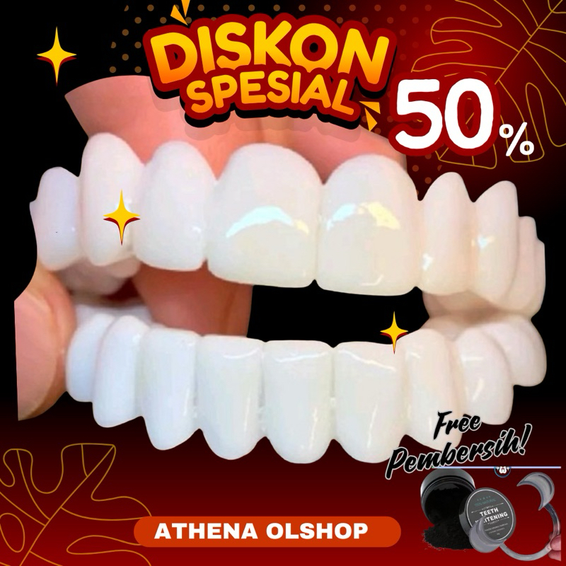 Jual Snap On Smile 100% Original Authentic Gigi Palsu 1 Set Atas Bawah ...