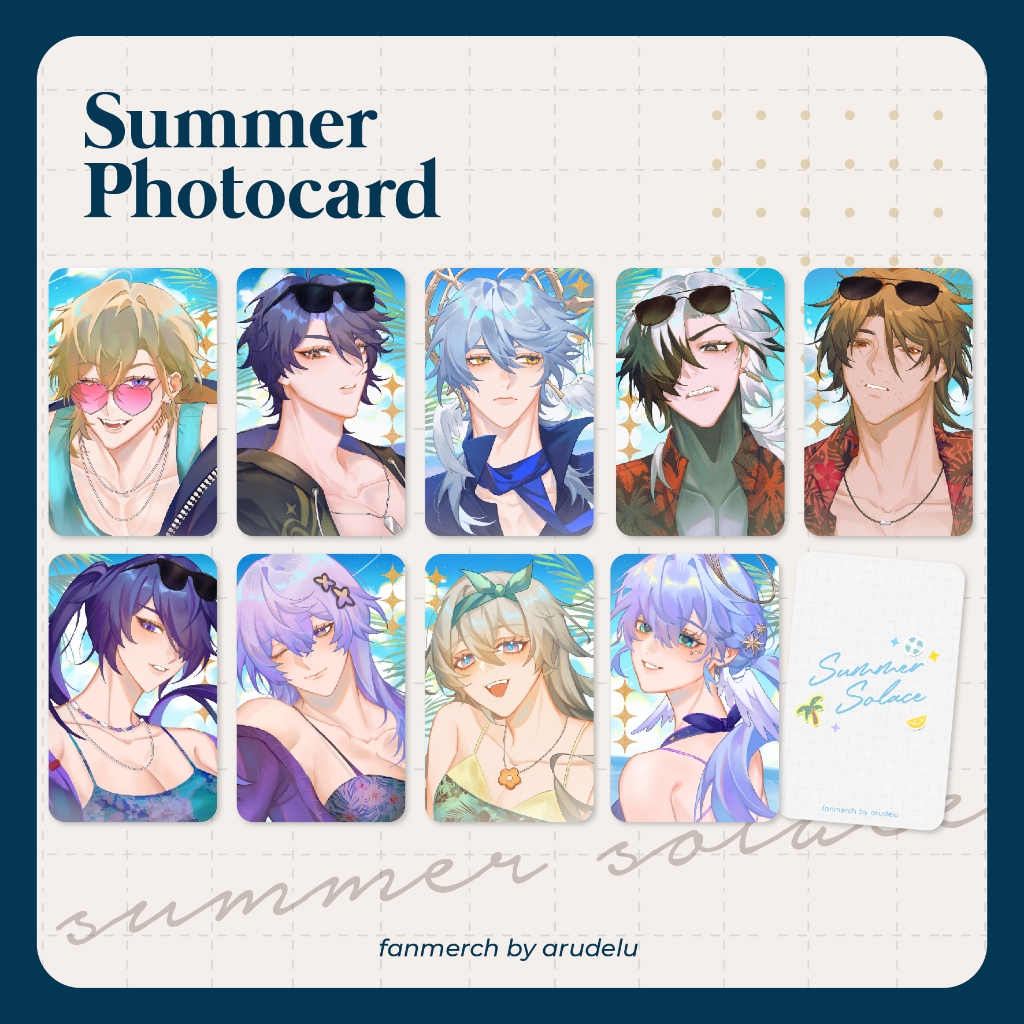 Jual Summer Solace Photocard [Penacony Honkai Star Rail] | Shopee Indonesia