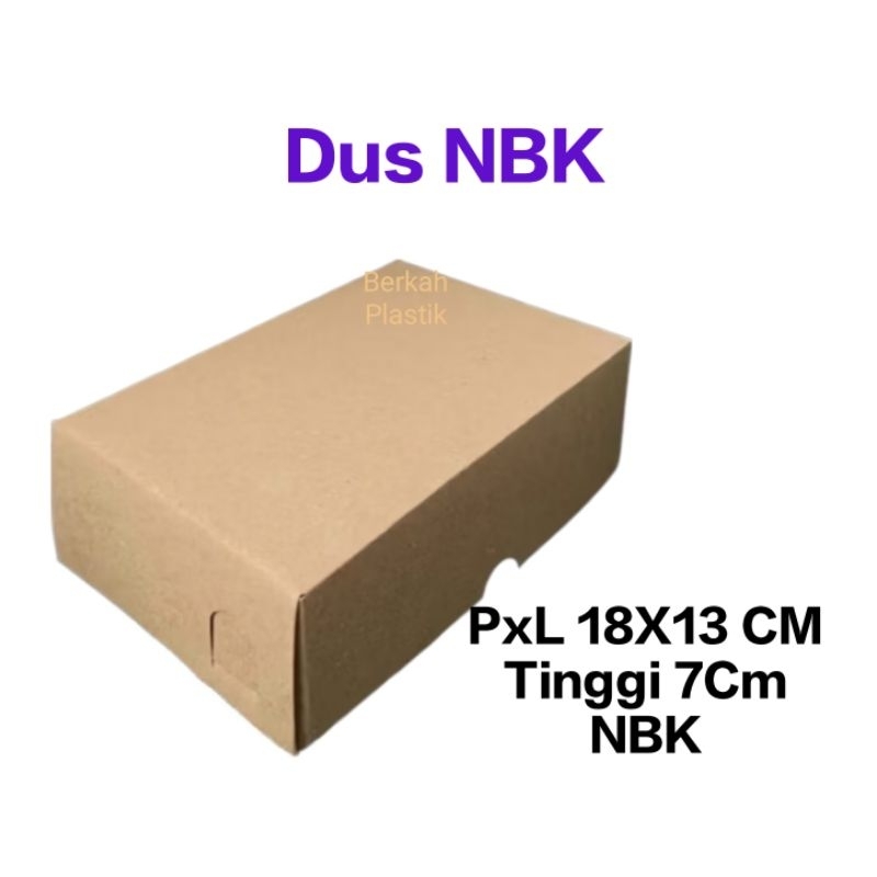 Jual Promo!! DUS KUE R3 R5 R6 Nbk Kraft BOX Kardus snack 16x16 | Shopee ...