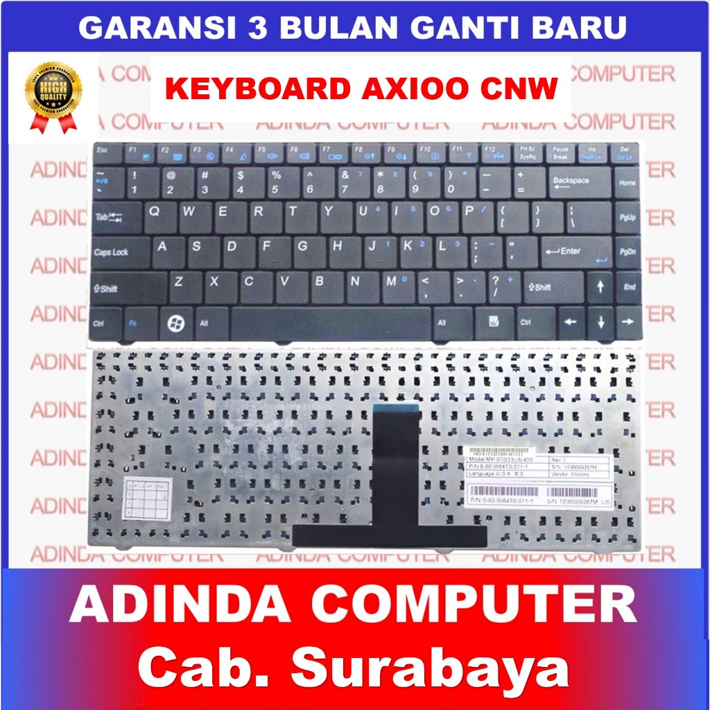 Jual Keyboard Laptop Axioo Neon CNW MNW HNW RNW Series NEON E4121 ...