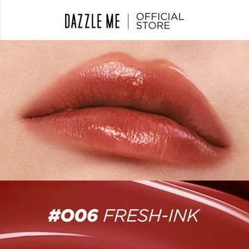 Dazzle Me Ink Gloss Lip Tint Watery Ink Gel Lip Tint Long Lasting Tahan 12 Jam Hydrating Glossy