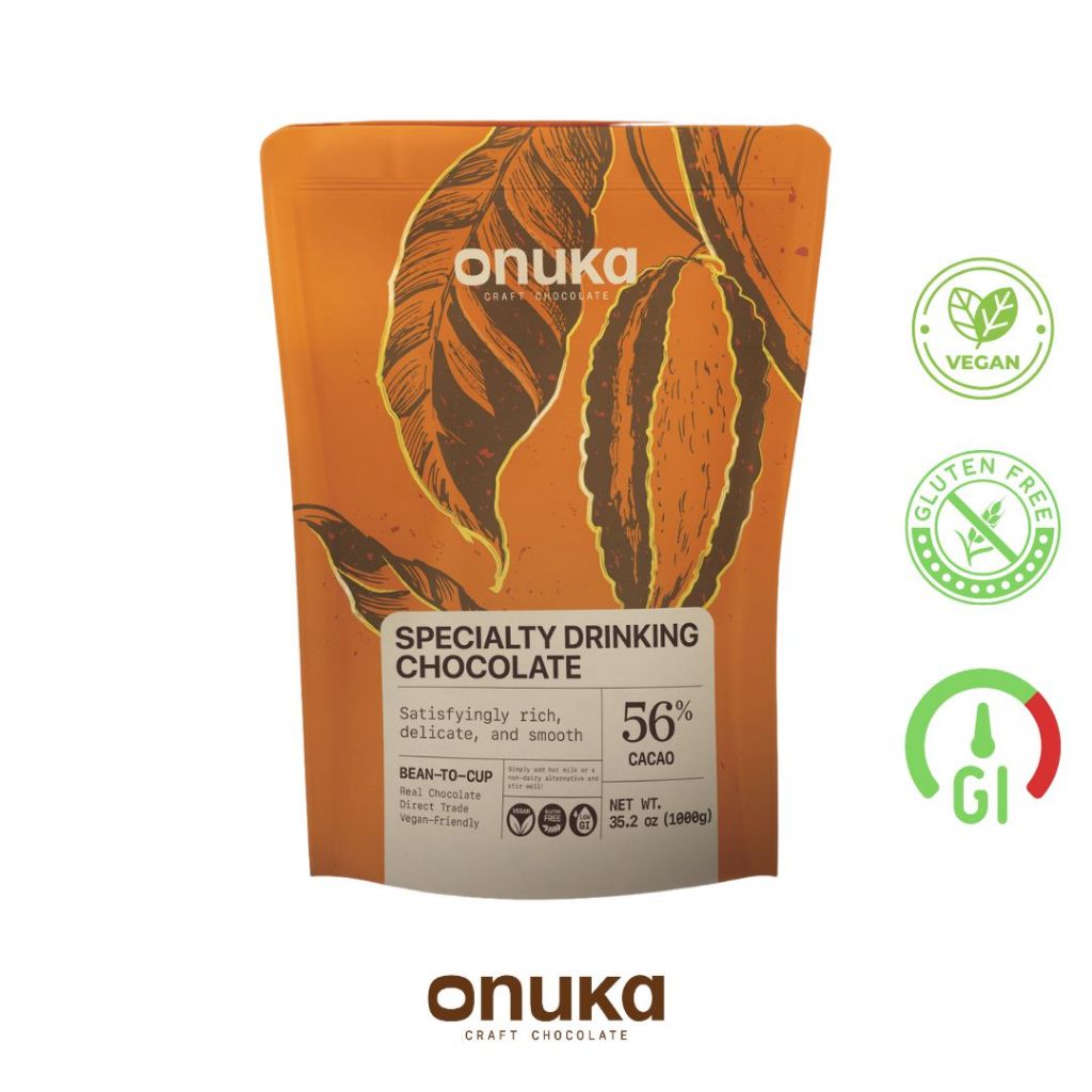 Jual Onuka 56% Dark Specialty Drinking Chocolate Powder 1kg / Minuman ...
