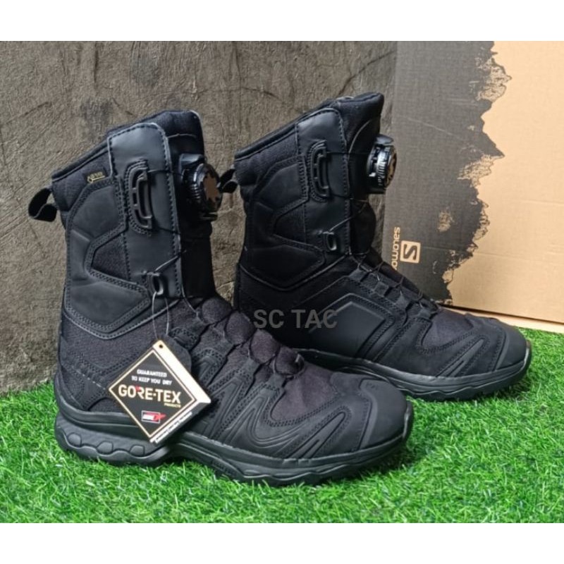 Jual SEPATU PDL SALOMON SWIVEL ROPE 8 INCH HITAM/SEPATU TACTICAL ...