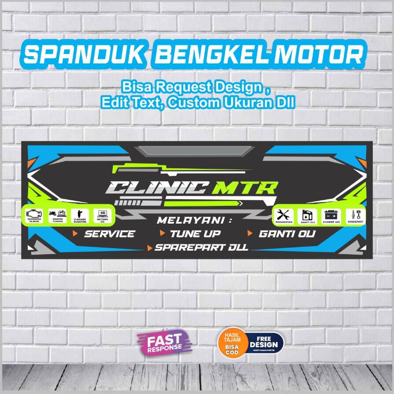 Jual Spanduk Bengkel Motor Racing | Shopee Indonesia