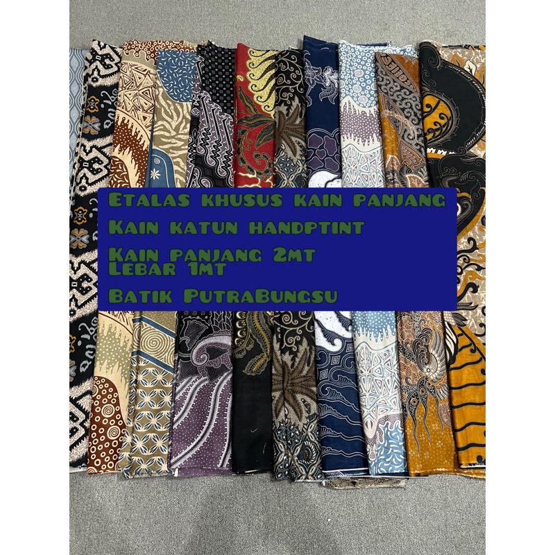 Jual kain batik katun prima halus panjang 2 meter Lebar 1 meter per pcs ...
