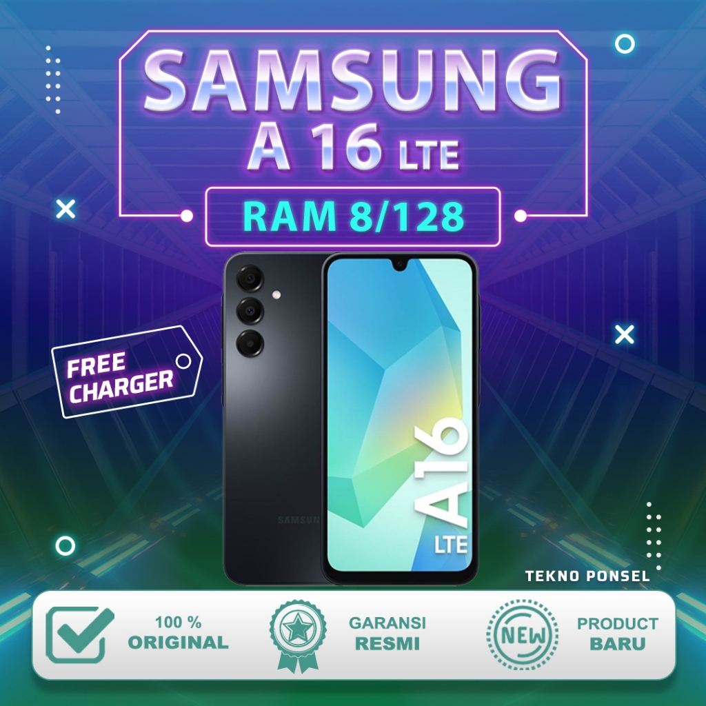 Jual Samsung Galaxy A16 LTE [8/128GB + ADAPTOR] GARANSI RESMI SEIN
