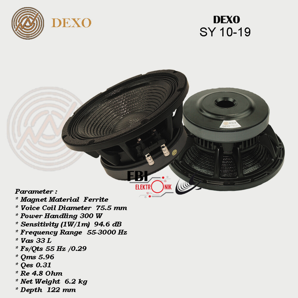 Jual SPEAKER DEXO MID SY 10-19 / SPEAKER DEXO SPEAKER DEXO 10inc MID ...