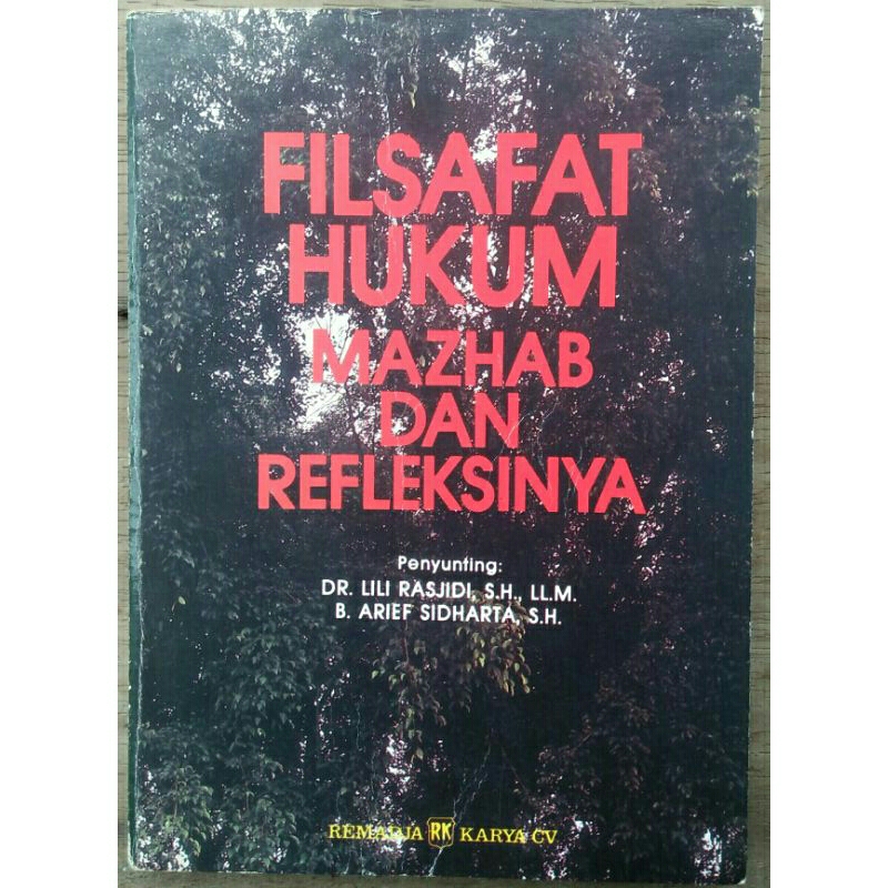 Jual Filsafat Hukum Mazhab Dan Refleksinya